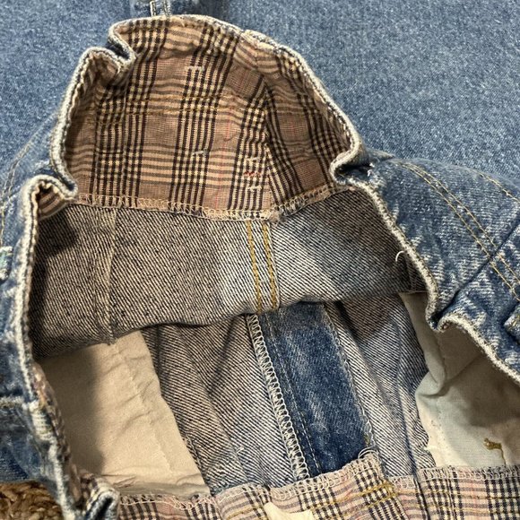 VTG Lee Pleated Tapered Bareback Jeans Medium Wash Size 9 28”x29” - Picture 6 of 7